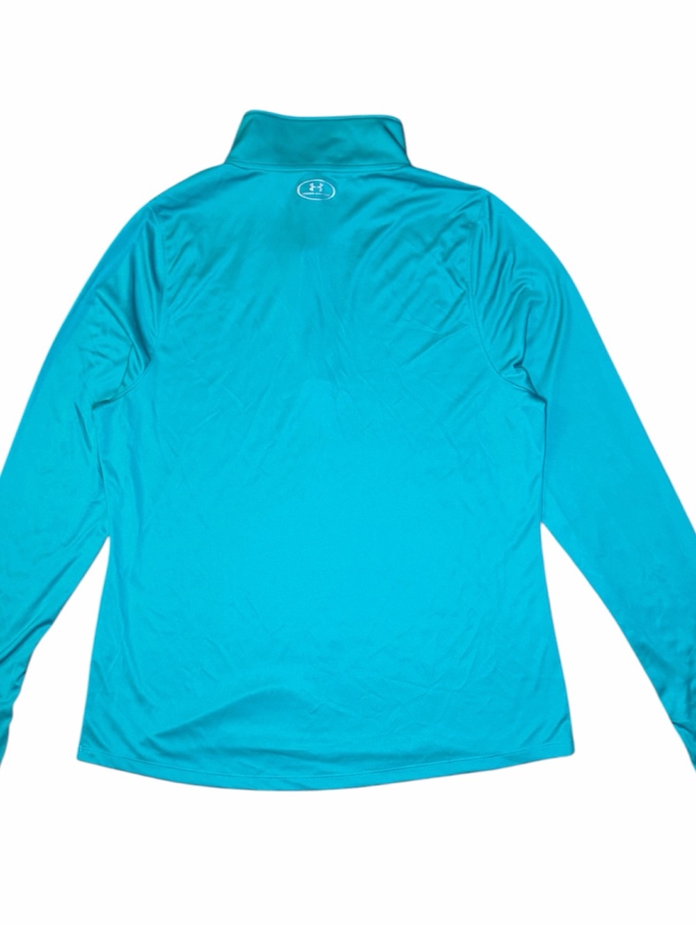 Under Armour Women's Teal Quarter-Zip Swim Pullover - Picture 2 of 3